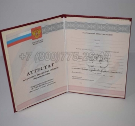 Аттестат За 11 Класс 2012г Серебро в Нальчике